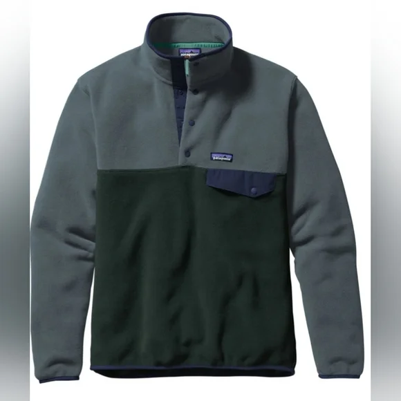 Men's Lightweight Synchilla Snap-T Pullover - Patagonia - Picture 1 of 9